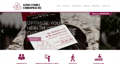 Desktop Screenshot of lewisfamilychiropractic.ca